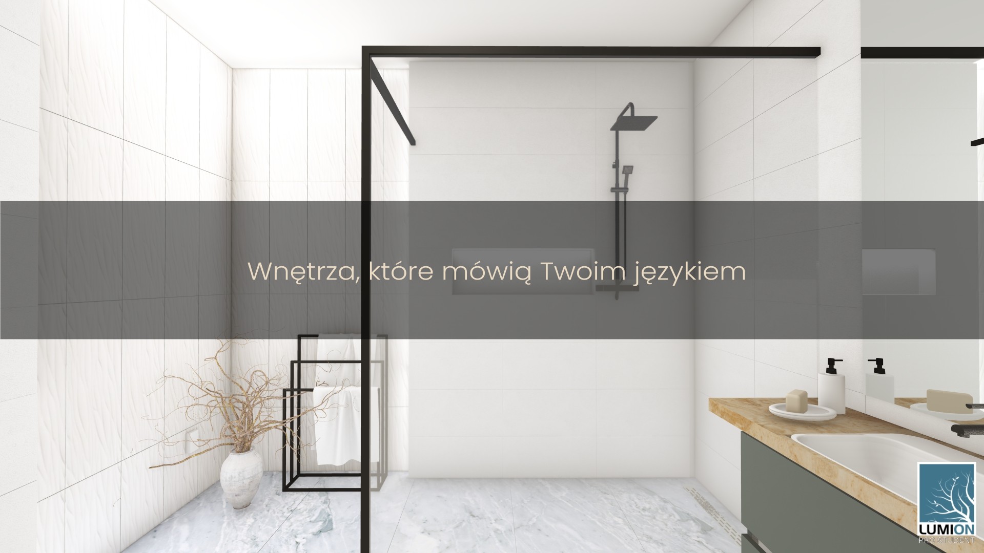 Projektowanie wnętrz - nowoczesna łazienka