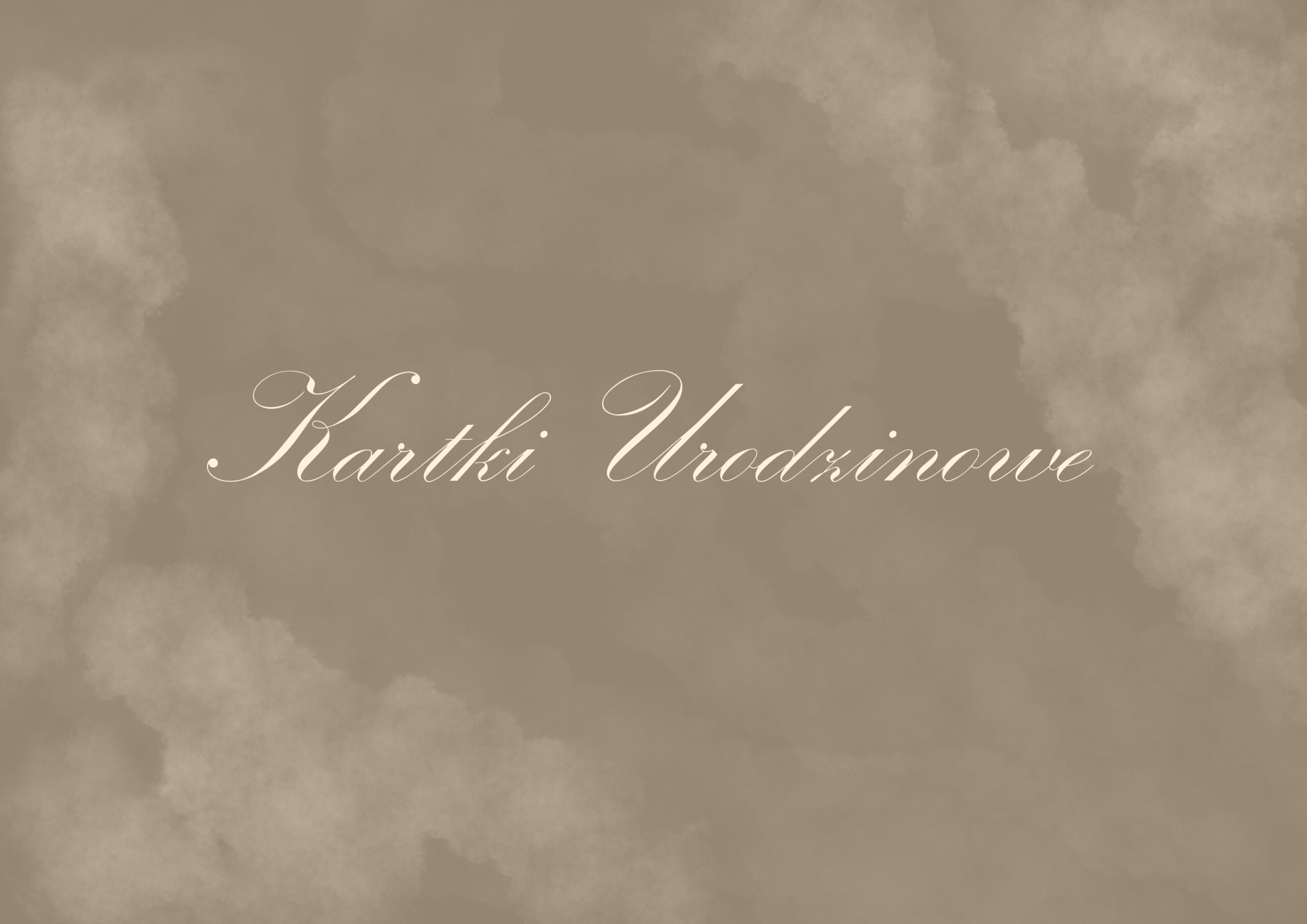 ręcznie robiona kartka urodzinowa